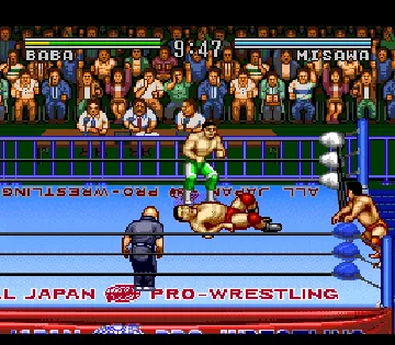 Zen-Nihon Pro Wres' - Sekai Saikyou Tag (Japan) screen shot game playing